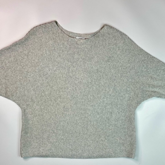 Purejill Pure Jill Cotton Ribbed Dolman 3/4 sleeve Top Sweater - Picture 8 of 9